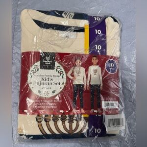 Festive Kids Pajama Set with Menorah